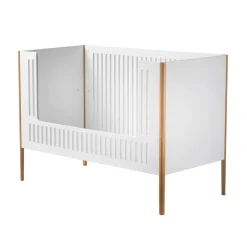 Clearance Spoke tremmeseng - Hvid/Eg Børn Tremmesenge