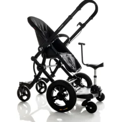 Clearance Søskendebræt Med Sæde - Sort Ståbræt