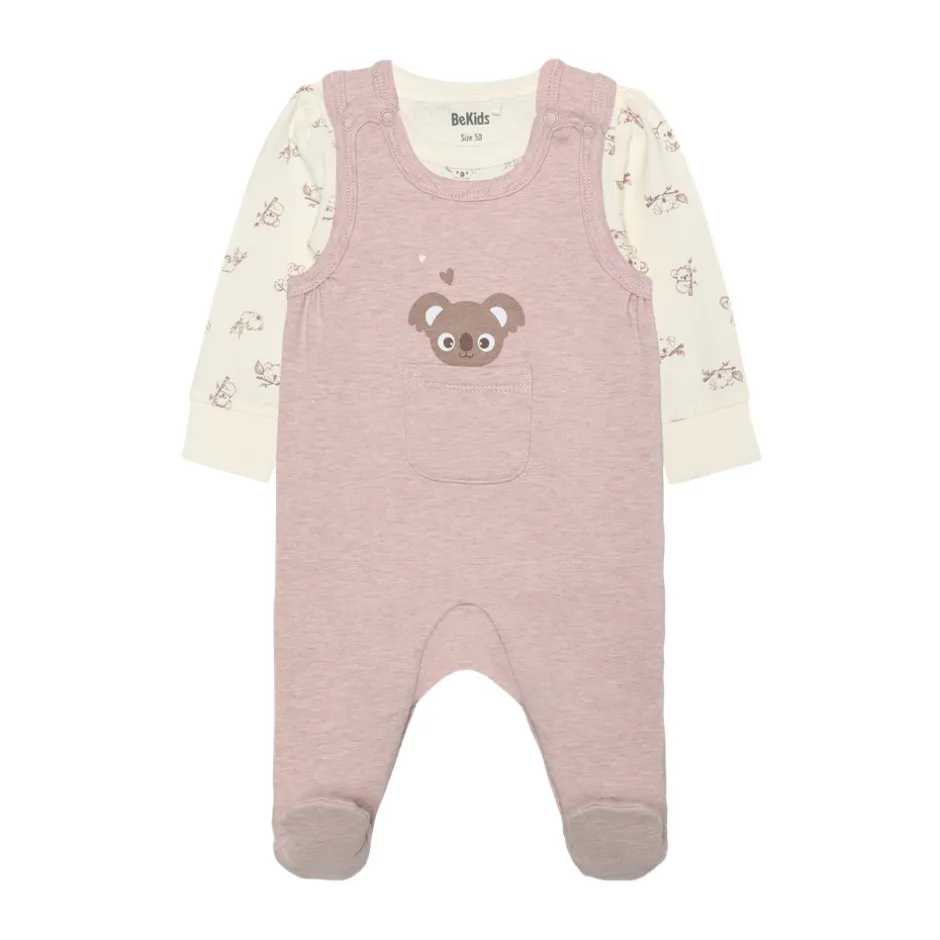 Sale Sæt m. Body Langærmet+Overall - 6051 Bodysæt|Heldragter M. Fod