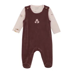 Discount Sæt m. Body og velour bukser - 4953 Heldragter M. Fod