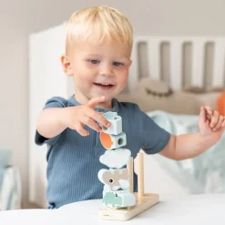 Best Stablelegetøj Happy clouds Farvemix Stabelklodser