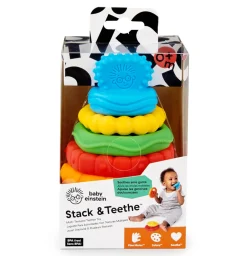 Hot Stack & Teethe Multi-tekstur legesæt m. bideringe Stabelklodser