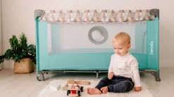 Online Stefi kravlegrå grå - multicolor Børn Rejsesenge & Kravlegårde