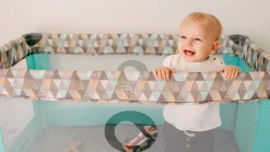 Online Stefi kravlegrå grå - multicolor Børn Rejsesenge & Kravlegårde