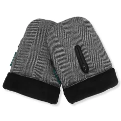 New Østerbro handsken - black strips Vognhandsker