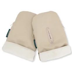 Clearance Østerbro handsken - creme PU lether Vognhandsker