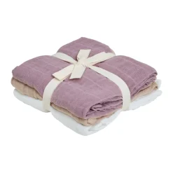 Stofble (3-pack) - Quail, 65x65 Børn Stofbleer & Klude|Stofbleer