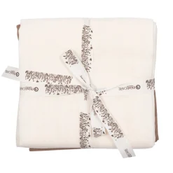 Stofble 2-pak, 75x75 cm - Balsam cream Børn Stofbleer