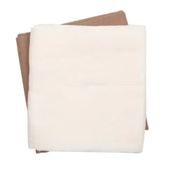 Stofble 2-pak, 75x75 cm - Balsam cream Børn Stofbleer