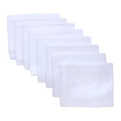 Clearance Stofbleer 8 stk. - hvid Børn Stofbleer & Klude|Stofbleer