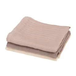 Clearance Stofbleer, 3 stk., moonlight beige Børn Stofbleer & Klude|Stofbleer