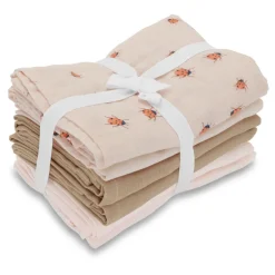 Clearance Stofbleer 6-pak - Ladybug - Oeko-Tex Børn Stofbleer & Klude|Stofbleer