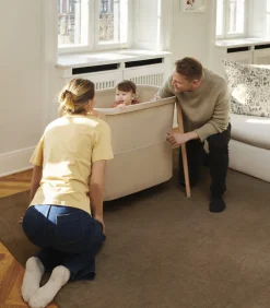 Best Stokke Snoozi med transport taske - Sandy Beige Børn Pakkeløsninger|Vugger