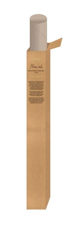 Hot Stoleunderlag i genanvendt PU-læder - warm grey Børn Tilbehør Til Højstole