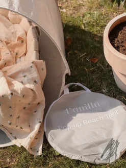 Outlet Strandtelt Sleep - Pop Up - Oyster Grey - UV50+ Uv-Telte