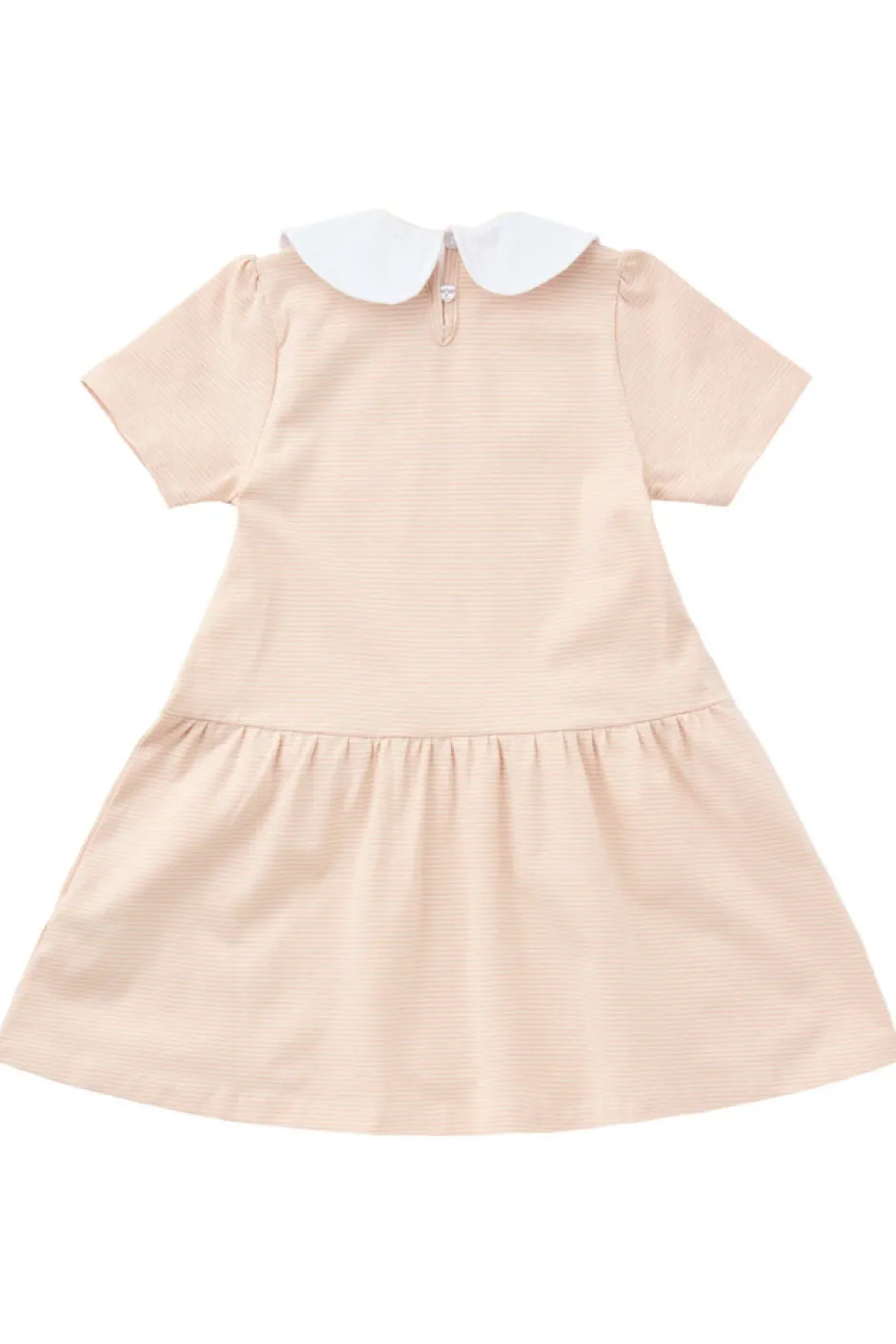 Sale Stribet kjole m. poplin krave - ROSE Kjoler