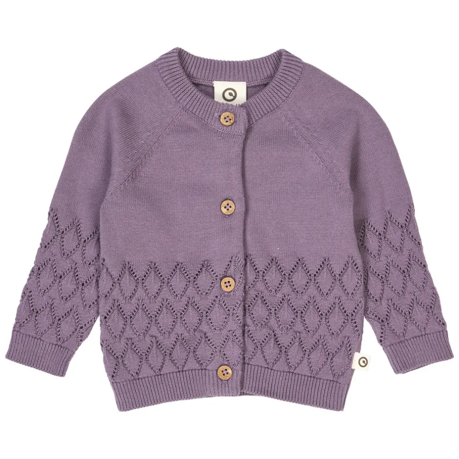 Clearance Strikket Cardigan - Lilac fog Cardigans, Veste & Trøjer