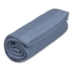 Clearance Striktæppe, bomuld - Denim Børn Tæpper