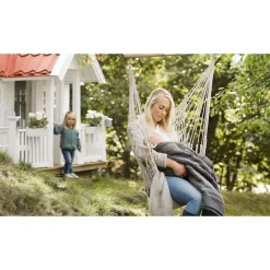 Outlet Striktæppe med fleece, Ivory Børn Tæpper