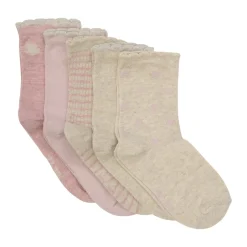 Hot Strømpe m. mønster (5-pak) - 605 Strømper|Multipack