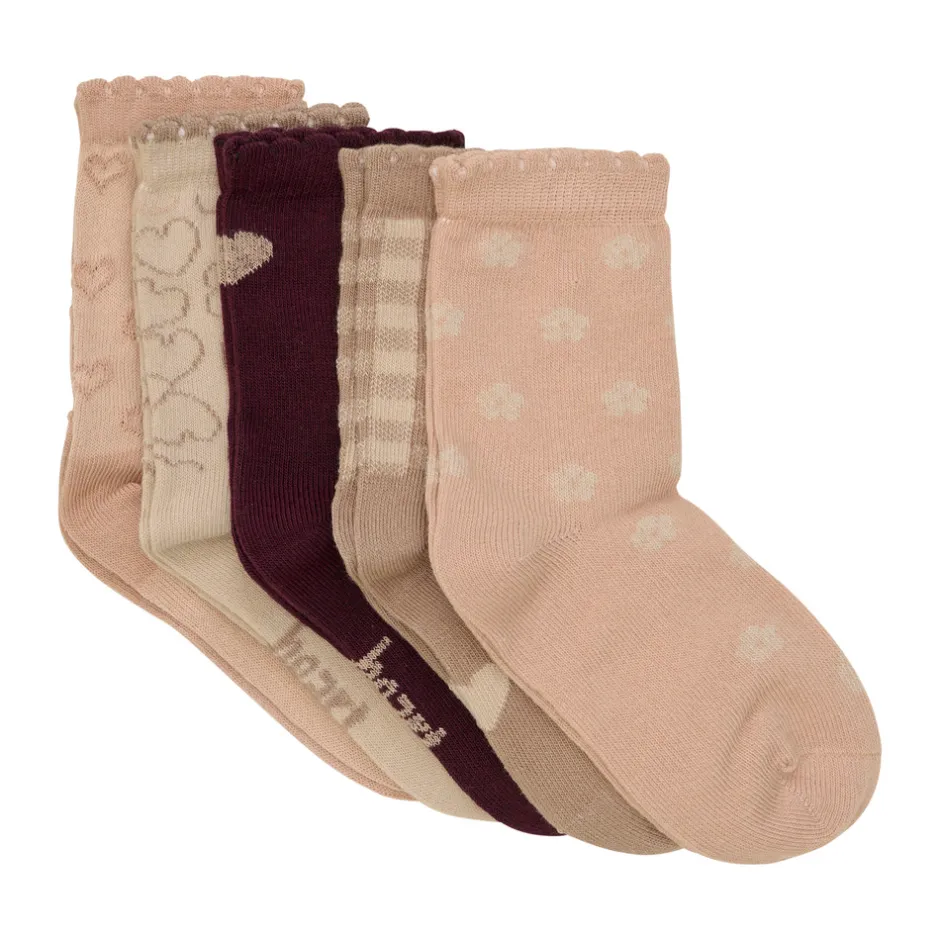 New Strømpe m. mønster (5-pak) - 511 Strømper|Multipack