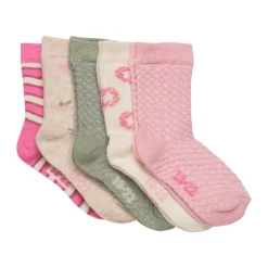 Strømpe m. mønster (5-pak) - 545 Strømper|Multipack