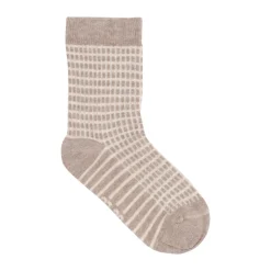 Hot Strømpe m. mønster (5-pak) - Chestnut Strømper|Multipack