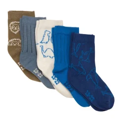 Best Strømpe m. mønster (5-pak) - Deep Water Strømper|Multipack