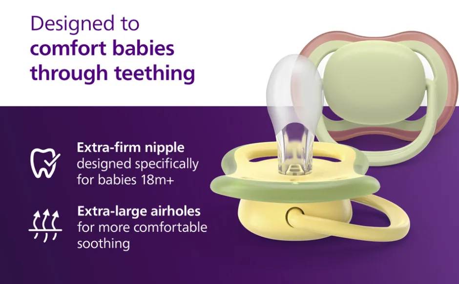 Outlet Sut Ultra air, 6-18 m, lys beige/lysegrøn Sutter