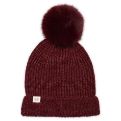 Clearance Svaneke Hue - Pompons - Wine Red Elefanthuer & Huer