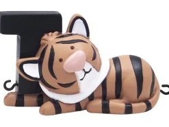 Best T bogstav med tiger til navnetog Børn Fødselsdagstoge