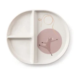 Discount Tastii, tallerken m/3 rum, Teeny Toes Service