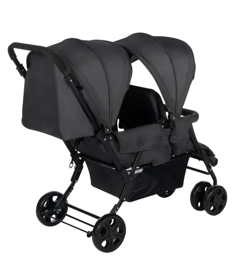 Online Teamy - Mineral graphite Søskende/Tvillingevogne