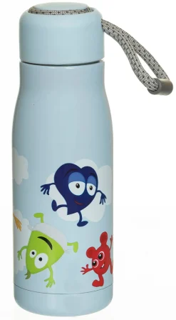 Hot Termoflaske i rustfri stål, lyseblå, 350ml Madkasser & Drikkedunke