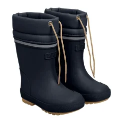 Sale Termostøvler m. Uld lining - Dark Navy Lange Termostøvler