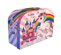 Clearance Tesæt i kuffert med enhjørning motiv Køkkenleg