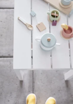 New Tesæt i træ, pastel Køkkenleg