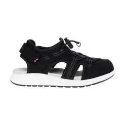New Thrill Sandal - Black Sandaler Med Lukket Tå
