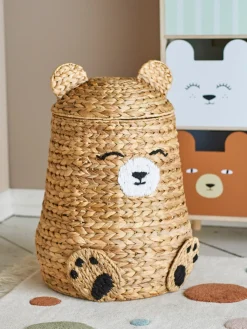 Timone Kurv m/låg, Natur, Vandhyacint Børn Kurve