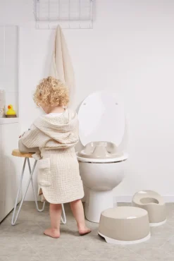 Clearance Toiletsæde justerbar - taupe Potter, Toiletsæder & Skamler