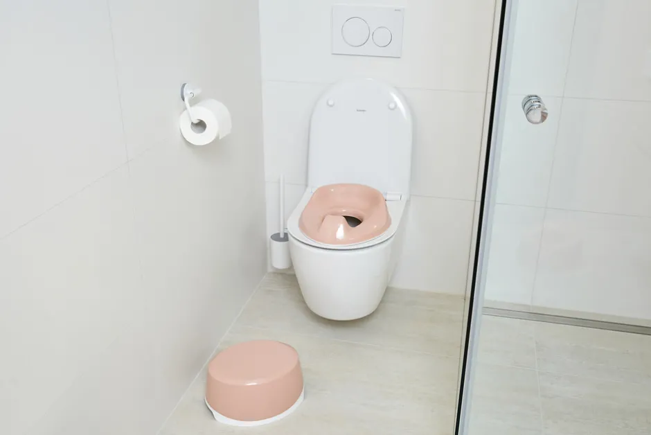 Sale Toiletsæde justerbar, Pale Pink Potter, Toiletsæder & Skamler