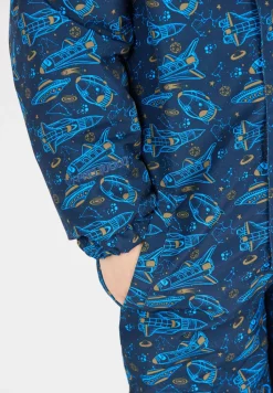 Outlet Tower Printet flyverdragt W-PRO 10000 - Navy Flyverdragter