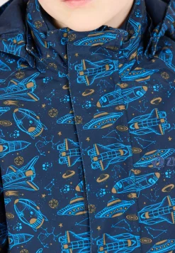 Outlet Tower Printet flyverdragt W-PRO 10000 - Navy Flyverdragter