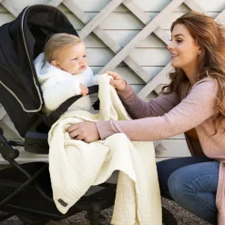 Online Tæppe, muslin - Pearl white Børn Tæpper