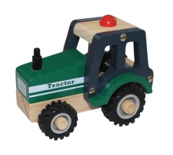 Discount Traktor i træ med gummihjul Traktorer & Fly