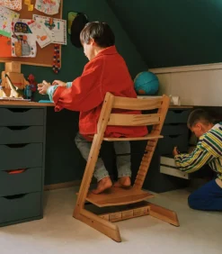 Online Tripp Trapp stol, Raw, Natur Børn Højstole Uden Tilbehør