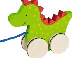 Trækdyr, dragen Saro Trælegetøj|Trækdyr