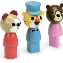 Outlet Træklegetøj - Bus Trælegetøj|Trækdyr