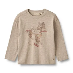 Sale T-shirt langærmet Claus - Gravel Melange Bluser