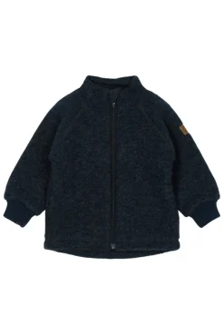 Outlet Uld Cardigan - Blue night Uldoverdele